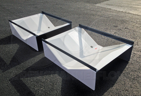 Trapezoidal flumes for urban watershed monitoring