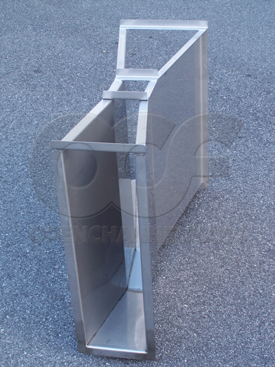 T-304 stainless steel 3-inch Parshall flume