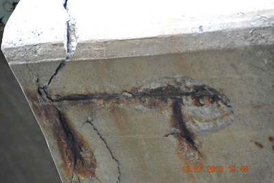 concrete corrosion and spalling