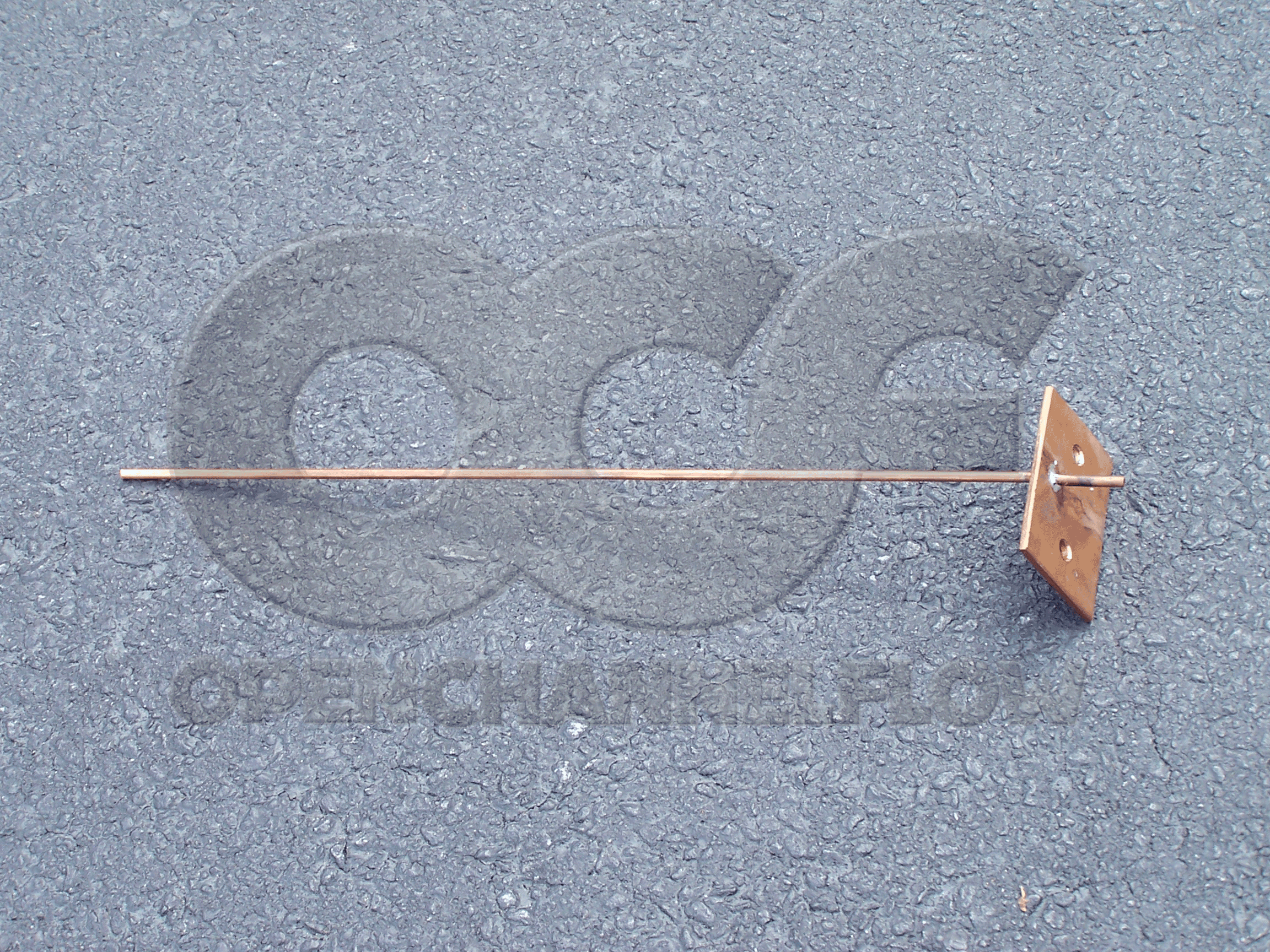 copper bubbler tube to combat biofouling