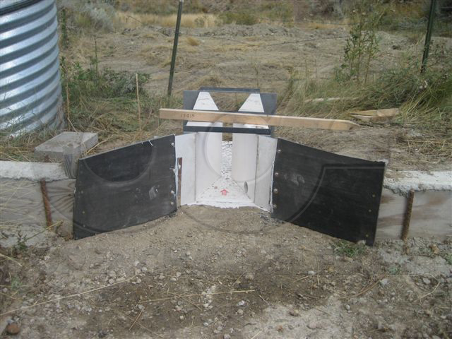 Cutthroat Flume with Customer Installed Wing Walls