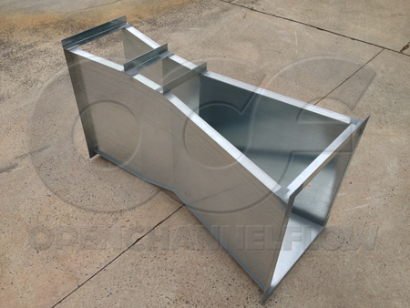 9-inch Galvanized Steel Parshall Flume