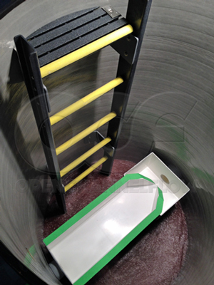 H flume factory installed in a fiberglass Packaged Metering Manhole