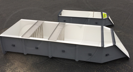 fiberglass H flumes manufactured by Openchannelflow