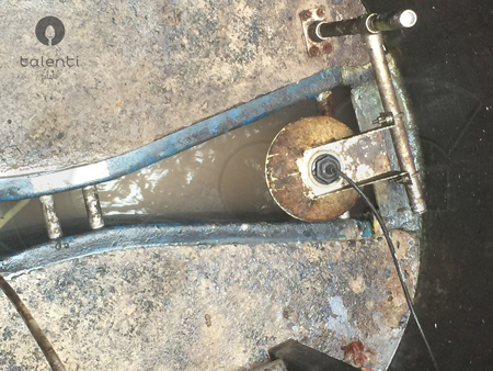 mixed industrial - sanitary flows in a Parshall flume