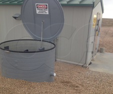 fiberglass packaged metering manhole monitoring industrial discharge