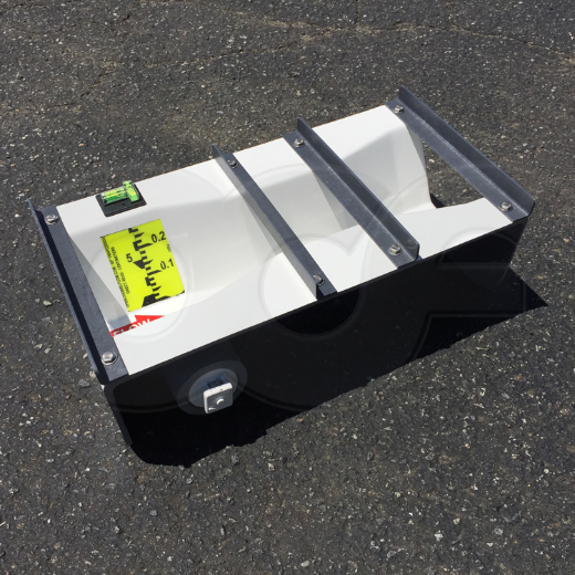 fiberglass small 60 degree v trapezoidal flume