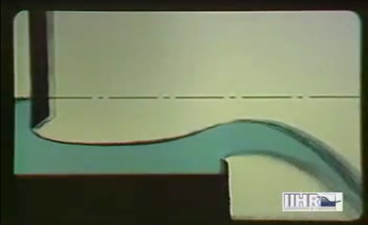 super-critical flow over a thin-plate sharp-crested weir