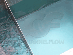 Weir Box Surface Turbulence