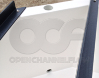 probe well on an Openchannelflow fiberglass H flume